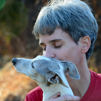 Spike Suzuki, a 12 Year Old Italian Greyhound