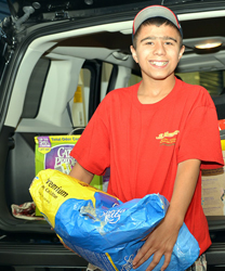 Bud Loading Up Cat Litter for Delivery to the Cat Shelter